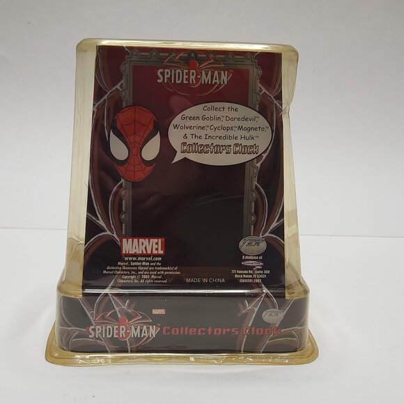 Marvel Universe Comics Spiderman Collectors Superhero Clock in Original Package - Picture 3 of 7